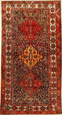 Seltener Bachtiari "Kelley", antik, Persien, um 1900/1910, Wolle auf Baumwolle, ca. 405 x 213 cm, seltenes Format, Naturfarben, EHZ: 3-4 ...