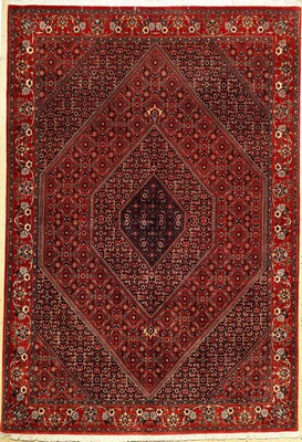 Feiner Bidjar "Part-Silk", Persien, ca. 20 Jahre, Korkwolle mit Seide, ca. 245 x 167 cm, sehr hochwertige Qualität, viel Seidenanteil, ...