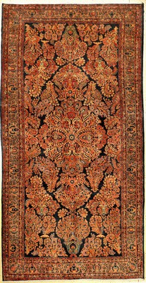 Seltener Sarogh Mohjeran "Kelley" antik (US Re-Import), Persien, um 1900, Korkwolle, ca. 361 x 187 cm, EHZ: 2 (fachkundig gereinigt), ...
