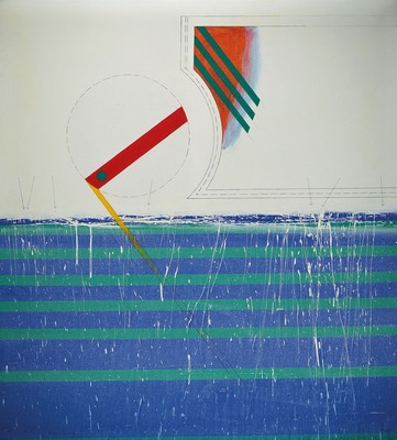Peter Schnatz, 1940 Ebringen-2004 Mannheim, Imaginäre Landschaft, Acryl auf Lwd, rechts unten signiert und dat. 1970, rückseitig betitelt, ...