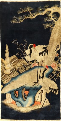 Pao Tao antik, China, um 1900, Wolle auf Baumwolle, ca. 183 x 93 cm, dekorativ, EHZ: 3