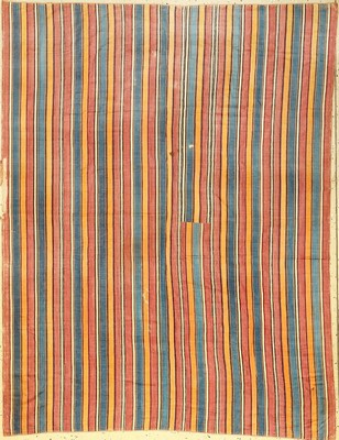 Seiden Ikat antik, Uzbekistan, um 1900, reine Naturseide, ca. 204 x 160 cm, selten, feine Qualität, EHZ: 4-5