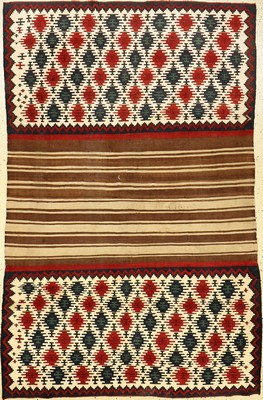 Schasavan Mafrashseiten, antik, Persien, um1900, Wolle auf Wolle, ca. 186 x 118 cm, sammelwürdig, EHZ: 3