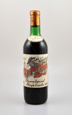 1 Flasche 1942 Marques de Murrieta Castillo Ygay Gran Reserva Especial, Rioja, Füllstand: ca. top shoulder, guter Erhaltungszustand, unverkostet