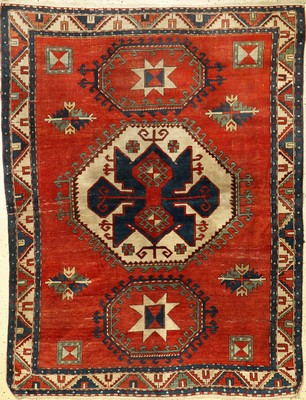 Lori Pambak antik, Kaukasus, 19.Jhd., Wolleauf Wolle, ca. 222 x 174 cm, EHZ: 4