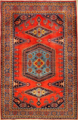 Wiss, Persien, ca. 40 Jahre, Wolle auf Baumwolle, ca. 330 x 214 cm, EHZ: 2, (fachkundig gereinigt)