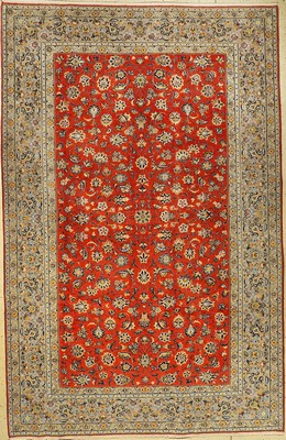 Keschan Kork alt, Persien, ca. 50 Jahre, Korkwolle, ca. 316 x 205 cm, EHZ: 2, (fachkundig gereinigt)