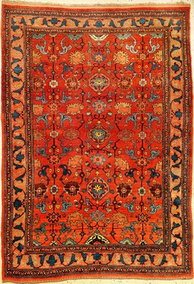 Bidjar antik, Nordwestpersien, 19.Jhd., Wolle geknüpft auf Wolle. Eleganter Bidjar aus dem Gerus-Gebiet im sogenannten Harschang-Typus mit ...