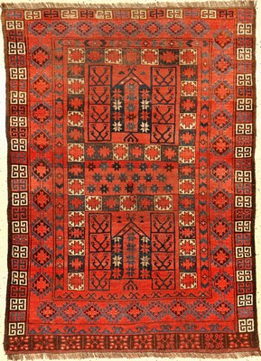 Ersari "Engsi" antik, Turkmenistan Amu-Darja Region, Ende 19.Jhd., Wolle geknüpft auf Wolle Ziegenhaar. Ersari Türteppich mit seltenen ...