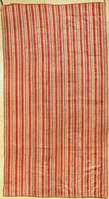 Seiden Ikat antik. Uzbekistan, Ende 19.Jhd., reine Naturseide. Dekorativer Seiden-Ikat mit helle und transparente Farben. Feine Qualität, ca. 207 x ...