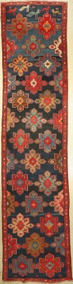 Vogel Karabagh "Galerie" alt, Kaukasus, um 1940, Wolle auf Wolle, ca. 491 x 118 cm, EHZ: 3