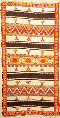 Altas alt, Marokko, ca. 60 Jahre, Wolle aufWolle, ca. 270 x 140 cm, Dekorativ, EHZ: 2