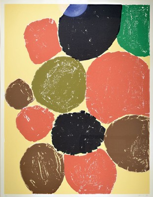 Günther Förg, 1952 Füssen-2013 Freiburg, Farbsiebdruck von 1996, signiert und bez.: e.a., Auflage 40 Exempl., ca. 128x99cm, u.Gl.,R.