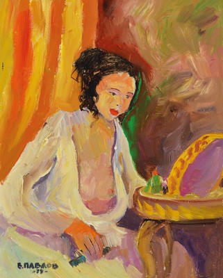 Boris Pavlov, 1928 Belvas, Lettland - 2005 Frankreich, Studium an der Moskauer Malschule,Moskauer Kunstinstitut und staatliche Kunstschule, ...