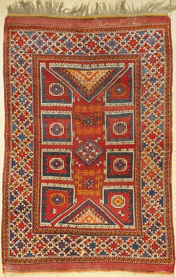 Bergama, Türkei, um 1920/30, Wolle auf Wolle, ca. 221 x 150 cm, EHZ: 4