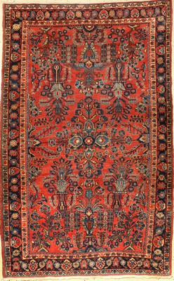 Sarogh alt, Persien, ca. 60 Jahre, Wolle auf Baumwolle, ca. 206 x 132 cm, EHZ: 3