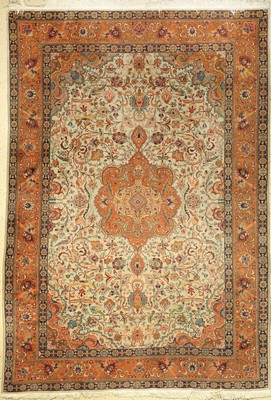 Täbriz fein, Persien, ca. 50 Jahre, Korkwolle ca. 278 x 197 cm, EHZ: 2-3