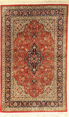 Ghom Seide, Persien, ca. 40 Jahre, reine Naturseide, ca. 151 x 94 cm, EHZ: 2-3
