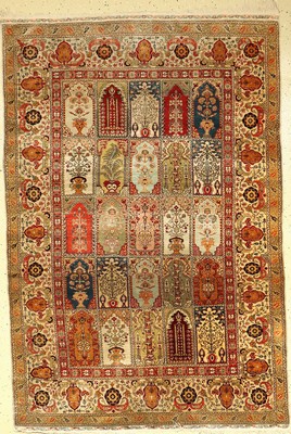 Kaisery Seide, Türkei, ca. 50 Jahre, reine Naturseide, ca. 194 x 130 cm, EHZ: 3-4
