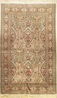 China Seide, ca. 40 Jahre, reine Naturseide, ca. 244 x 156 cm, EHZ: 2