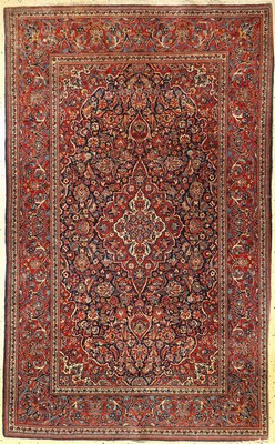 Keschan Kork alt, Persien, um 1940, Korkwolle, ca. 215 x 134 cm, EHZ: 3-4