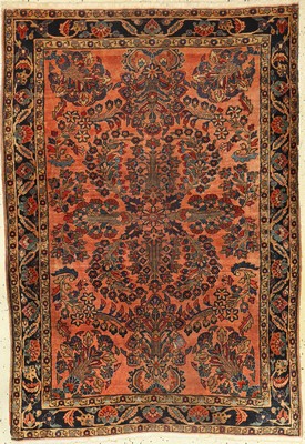Sarogh US Re-Import, Persien, um 1920, Korkwolle, ca. 143 x 100 cm, EHZ: 4(zwei kl. Risse am Ran