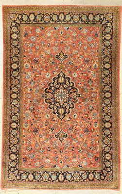 Ghom Seide, Persien, ca. 50 Jahre, reine Naturseide, ca. 168 x 106 cm, EHZ: 2-3