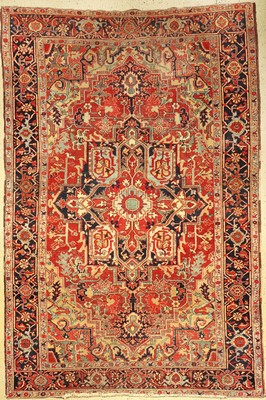 Heriz, Persien, um 1920, Wolle auf Baumwolle, ca. 348 x 334 cm, EHZ: 4