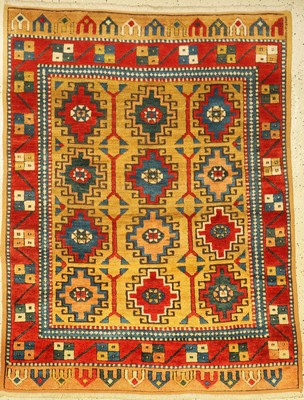 Konya, Türkei, ca. 40 Jahre, Wolle auf Wolle, ca. 164 x 127 cm, EHZ: 2-3