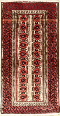 Belutsch alt, Persien, ca. 40 Jahre, Wolle auf Wolle, ca. 193 x 100 cm, EHZ: 2