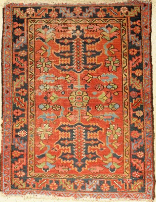 Heriz alt, Persien, um 1930, Wolle auf Baumwolle, ca. 120 x 95 cm, EHZ: 4
