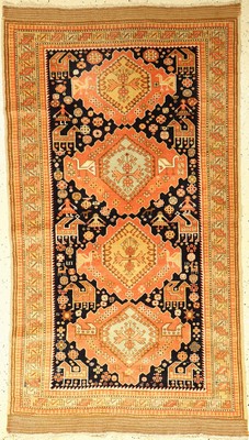 Schirwan (Re-Produktion), Azerbaijan, ca. 50 Jahre, Wolle auf Wolle, ca. 178 x 100 cm, EHZ: 2-3