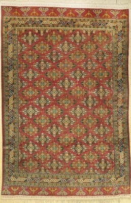 Bochara "Kepse-Gul", Rußland, ca. 50 Jahre,Wolle auf Wolle, ca. 300 x 197 cm, EHZ: 2 (verblaßt, verfärbt)