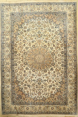 Nain fein, Persien, ca. 50 Jahre, Korkwollemit Seide, ca. 316 x 207 cm, EHZ: 2