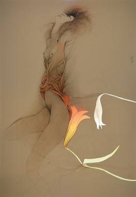 Bruno Bruni, geb. 1935 Gradara/Italien, Sola, Farblithographie, handsigniert und num. 93/150, ca. 68x99cm/72x103cm, R.