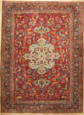 Keschan fein, Persien, um 1930, Korkwolle, ca. 407 x 301 cm, EHZ: 2-3