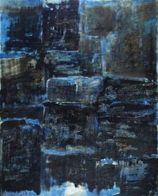Lucien Sotto, zeitgenössischer Belgischer Künstler, sign., ca. 102x81 cm, Leisten