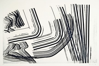 Hans Hartung, 1904 Leipzig-1989 Antibes, Radierung uns Aquatinta auf velin von Arches, sign., num. H.C., Auflage von 100, Platte ca. 51,5x78 cm, ...