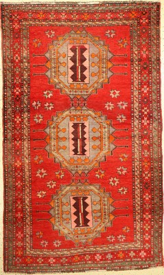 Karabagh alt (Turkmen Gül), Kaukasus, um 1930/1940, Wolle auf Wolle, ca. 210 x 125 cm, EHZ: 2-3
