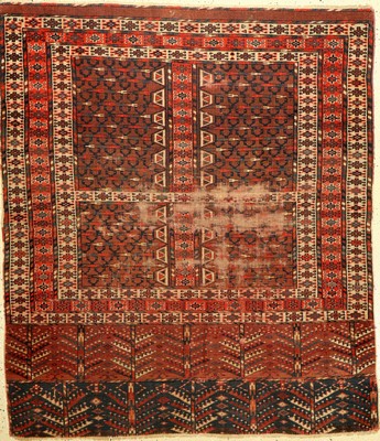 Yomud Ensi, Turkmenistan, um 1900, Wolle auf Wolle, ca. 153 x 134 cm, EHZ: 5