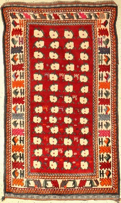 Ghaschgai Gabbeh alt, Persien, um 1950, Wolle auf Wolle, ca. 200 x 115 cm, EHZ: 2-3