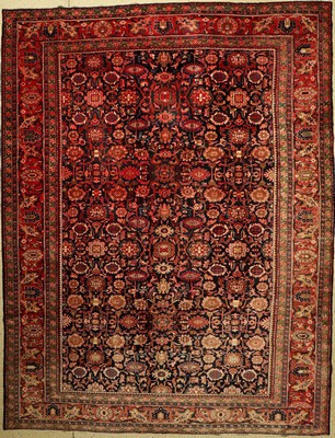 Nanaj alt, Persien, ca. 60 Jahre, Wolle aufBaumwolle, ca. 362 x 280 cm, EHZ: 2, (verblaßt)