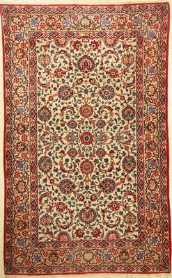 Keschan Signiert, Persien, ca. 40 Jahre, Wolle auf Baumwolle, ca. 220 x 136 cm, EHZ: 2-3