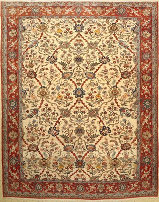 Ghom, Persien, ca. 50 Jahre, Wolle auf Baumwolle, ca. 305 x 245 cm, EHZ: 3