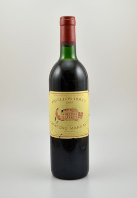 1 Flasche 1989 Chateau Pavillon Rouge du Chateau Margaux, Margaux, 2. Wein von Chateau Margaux, ca. 75 cl, 12,5 % Vol., Füllstand: ca. top shoulder, ...