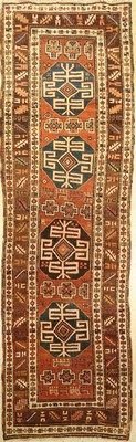 Nordwest Persischer Läufer, Persien, um 1940, Wolle auf Wolle, ca. 336 x 101 cm, EHZ: 4