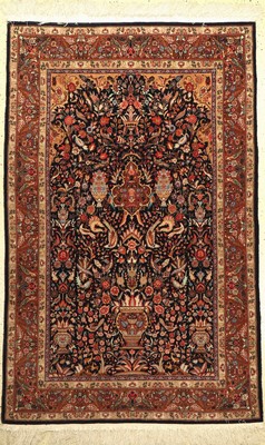 Tabriz fein, China, ca. 40 Jahre, Korkwollemit Seide, ca. 185 x 117 cm, EHZ: 2