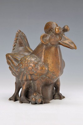 Gernot Rumpf, geb. 1941 Kaiserslautern, Elwetritsche, Bronzeguß, signiert, datiert 1985, H. ca. 20cm