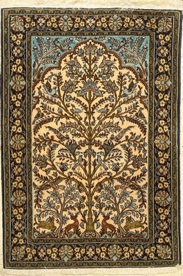 Ghom, Persien, ca. 40 Jahre, Wolle auf Baumwolle+Seide, ca. 158 x 110 cm, EHZ: 2
