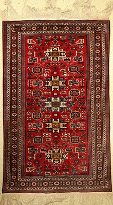 Ardebil (Lesghi Design) alt, Persien, ca. 40 Jahre, Wolle auf Baumwolle, ca. 260 x 158 cm, EHZ: 2-3